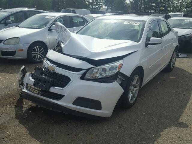 1G11C5SL6FF161189 - 2015 CHEVROLET MALIBU 1LT WHITE photo 2