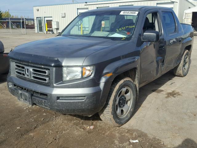 2HJYK16418H002128 - 2008 HONDA RIDGELINE GRAY photo 2