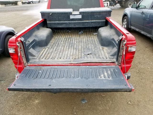 1FTYR14U35PA28434 - 2005 FORD RANGER SUP RED photo 6