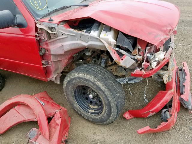 1FTYR14U35PA28434 - 2005 FORD RANGER SUP RED photo 9