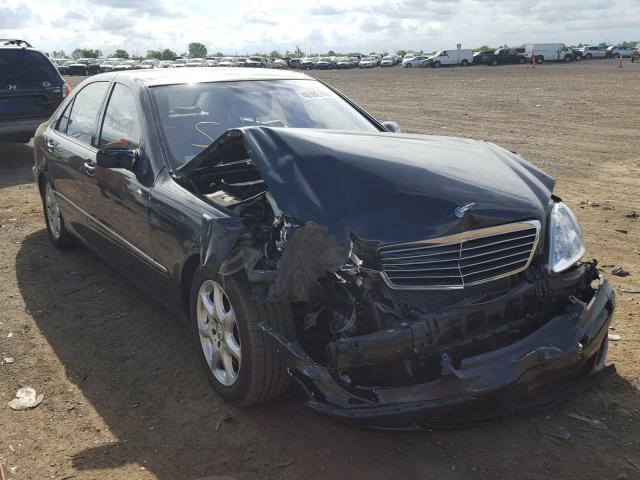 WDBNG84J54A414196 - 2004 MERCEDES-BENZ S 500 4MAT BLACK photo 1