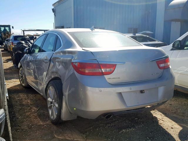 1G4PR5SK6E4190432 - 2014 BUICK VERANO CON SILVER photo 3