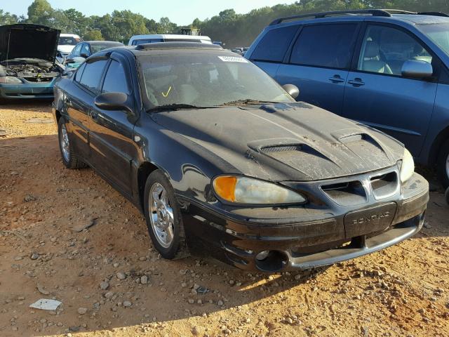 1G2NW52E43C268650 - 2003 PONTIAC GRAND AM G BLACK photo 1