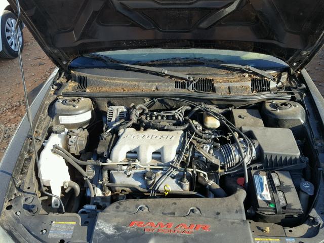 1G2NW52E43C268650 - 2003 PONTIAC GRAND AM G BLACK photo 7