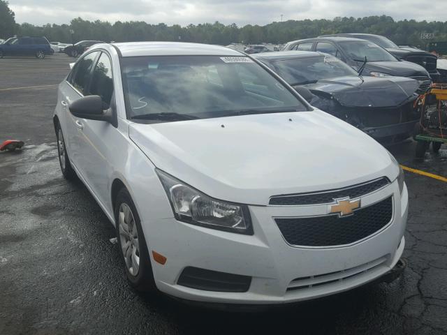 1G1PC5SH6C7220821 - 2012 CHEVROLET CRUZE LS WHITE photo 1