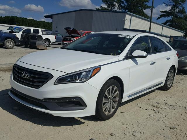 5NPE34AFXGH267599 - 2016 HYUNDAI SONATA SPO WHITE photo 2