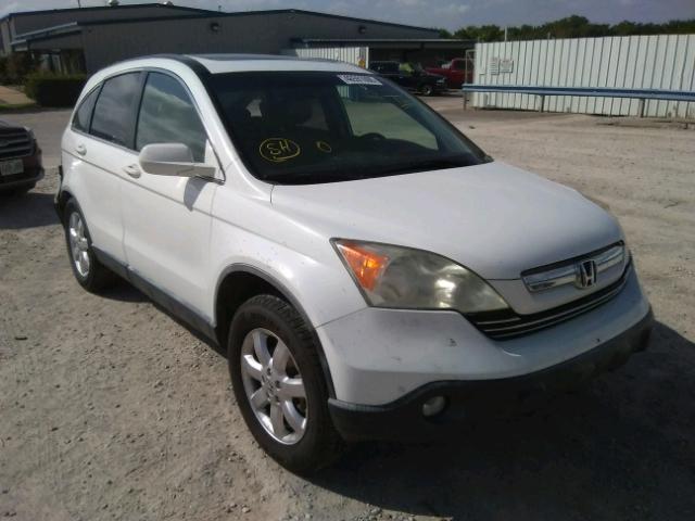 JHLRE38727C028017 - 2007 HONDA CR-V EXL WHITE photo 1