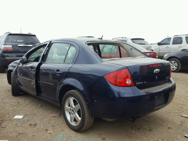 1G1AT58H297181277 - 2009 CHEVROLET COBALT LT BLUE photo 3