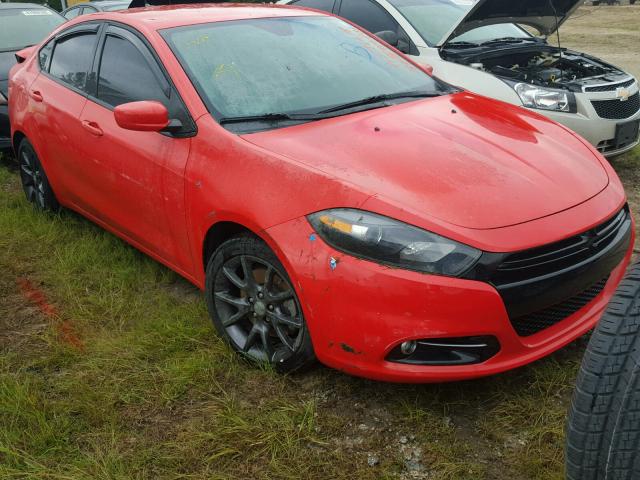 1C3CDFBB4GD643767 - 2016 DODGE DART SXT ORANGE photo 1