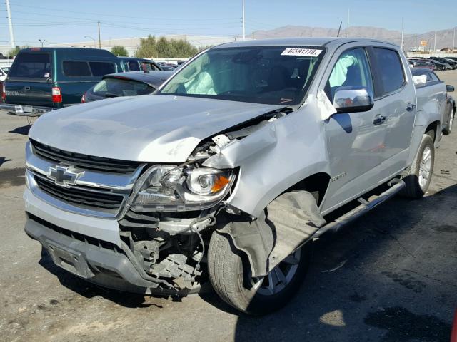 1GCGSBE31F1272664 - 2015 CHEVROLET COLORADO L SILVER photo 2