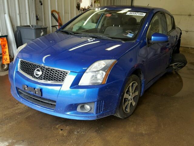 3N1AB6AP8CL756456 - 2012 NISSAN SENTRA 2.0 BLUE photo 2