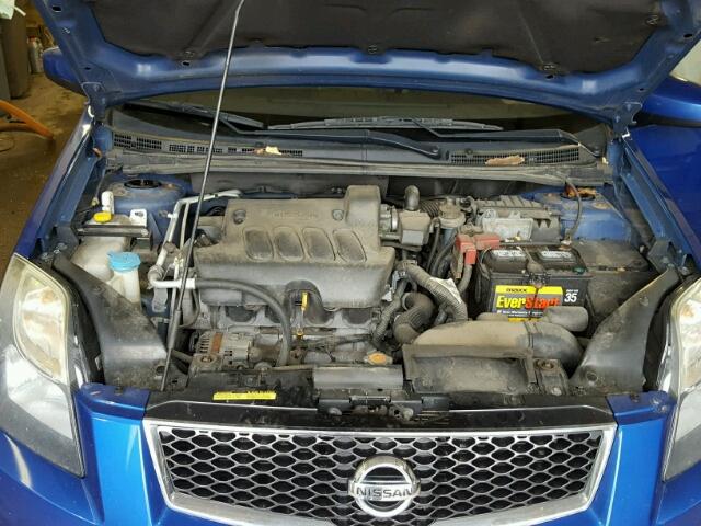 3N1AB6AP8CL756456 - 2012 NISSAN SENTRA 2.0 BLUE photo 7