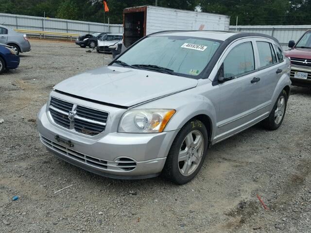 1B3HB48B38D673168 - 2008 DODGE CALIBER SX SILVER photo 2