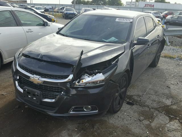 1G11E5SL3EF203455 - 2014 CHEVROLET MALIBU 2LT CHARCOAL photo 2