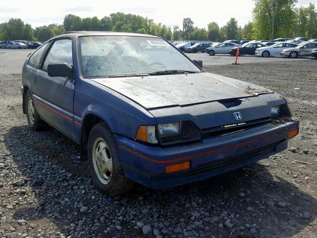 JHMAF5336FS039340 - 1985 HONDA CIVIC 1500 BLUE photo 1