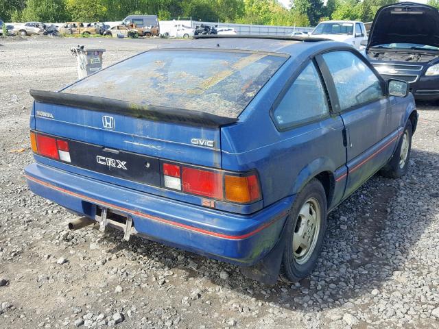 JHMAF5336FS039340 - 1985 HONDA CIVIC 1500 BLUE photo 4