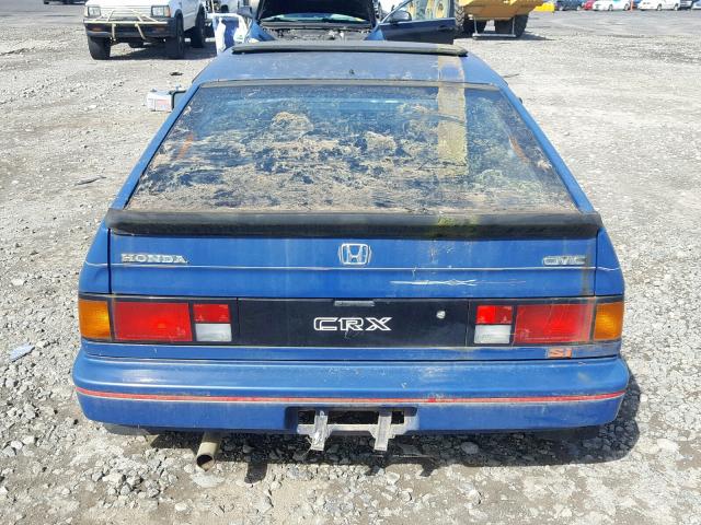 JHMAF5336FS039340 - 1985 HONDA CIVIC 1500 BLUE photo 6