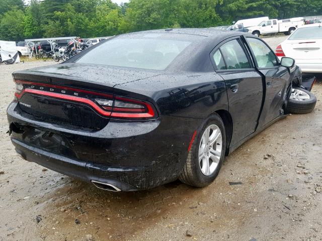 2C3CDXBG5KH644584 - 2019 DODGE CHARGER SX BLACK photo 4