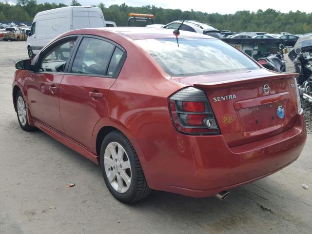 3N1AB6AP4BL643943 - 2011 NISSAN SENTRA 2.0 RED photo 3