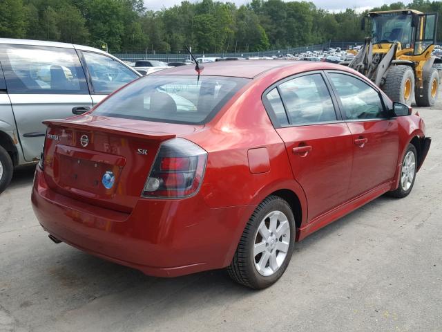 3N1AB6AP4BL643943 - 2011 NISSAN SENTRA 2.0 RED photo 4