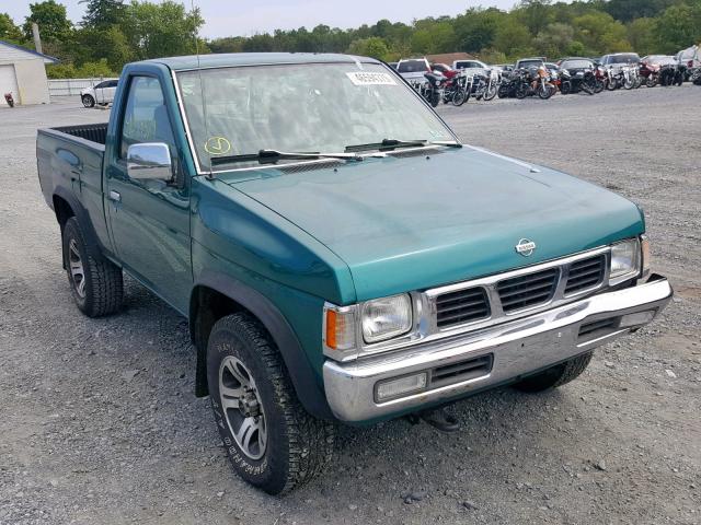 1N6SD11YXTC377121 - 1996 NISSAN TRUCK XE GREEN photo 1