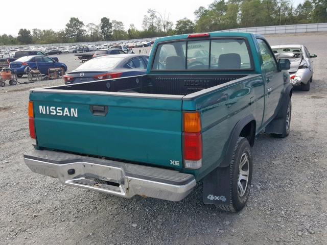 1N6SD11YXTC377121 - 1996 NISSAN TRUCK XE GREEN photo 4