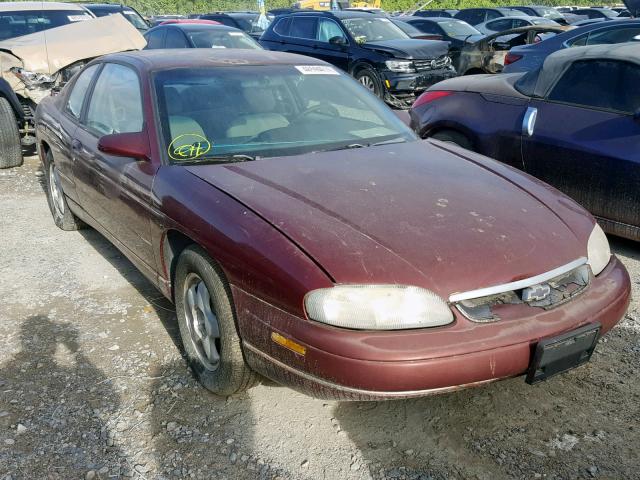 2G1WW12MXW9208117 - 1998 CHEVROLET MONTE CARL BURGUNDY photo 1