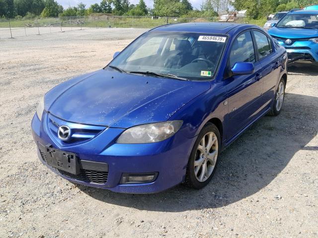 JM1BK323471616512 - 2007 MAZDA 3 S BLUE photo 2