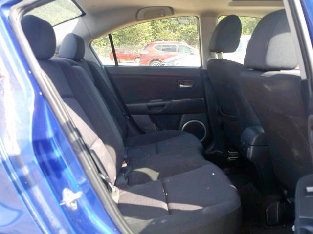 JM1BK323471616512 - 2007 MAZDA 3 S BLUE photo 6