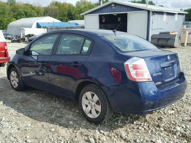 3N1AB61E98L763096 - 2008 NISSAN SENTRA 2.0 BLUE photo 3