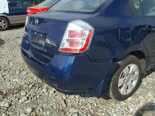 3N1AB61E98L763096 - 2008 NISSAN SENTRA 2.0 BLUE photo 9