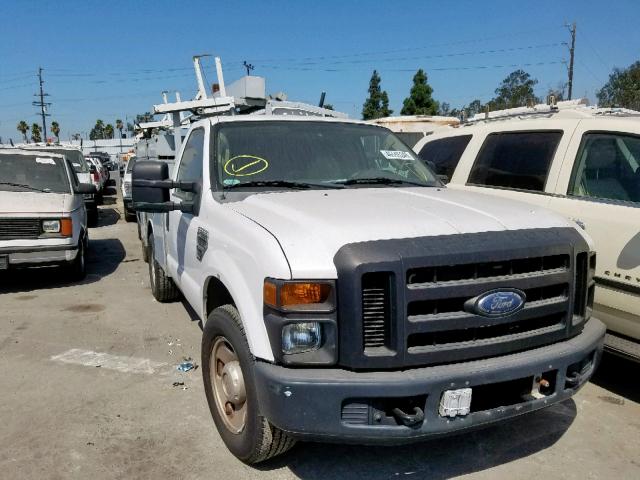 1FTWF30528EA26944 - 2008 FORD F350 SRW S WHITE photo 1