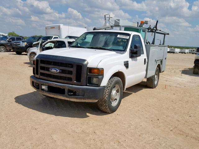 1FTWF30568EA27045 - 2008 FORD F350 SRW S WHITE photo 2