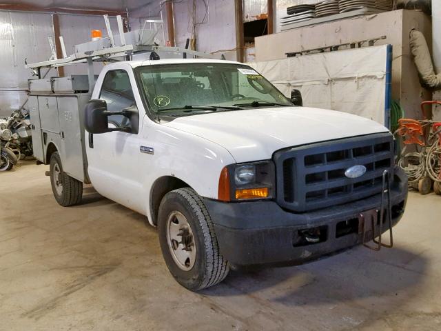 1FDSF30526EB15386 - 2006 FORD F350 SRW S WHITE photo 1