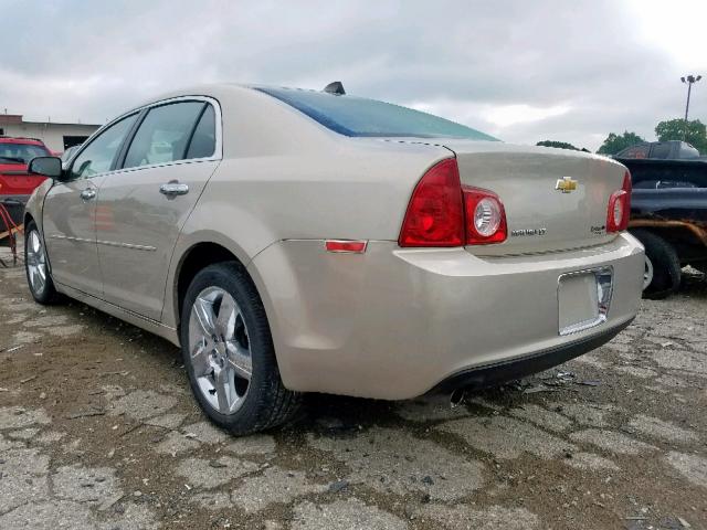 1G1ZC5E08CF218332 - 2012 CHEVROLET MALIBU 1LT GOLD photo 3