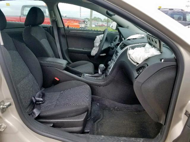 1G1ZC5E08CF218332 - 2012 CHEVROLET MALIBU 1LT GOLD photo 5