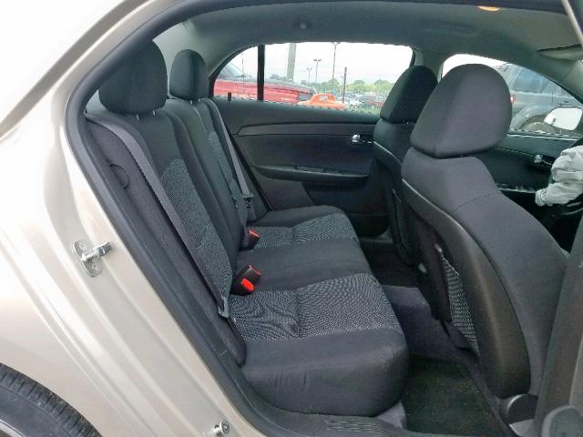 1G1ZC5E08CF218332 - 2012 CHEVROLET MALIBU 1LT GOLD photo 6