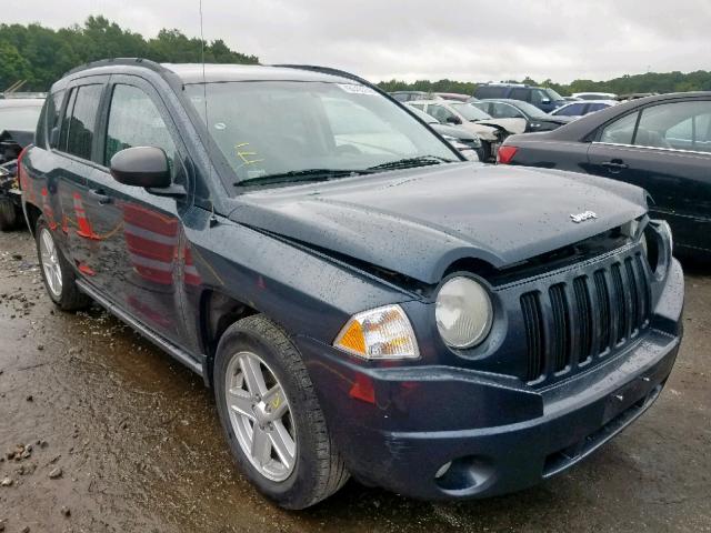 1J8FF47W47D265591 - 2007 JEEP COMPASS BLUE photo 1