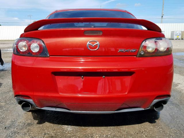 JM1FE1CP1A0403920 - 2010 MAZDA RX8 RED photo 9