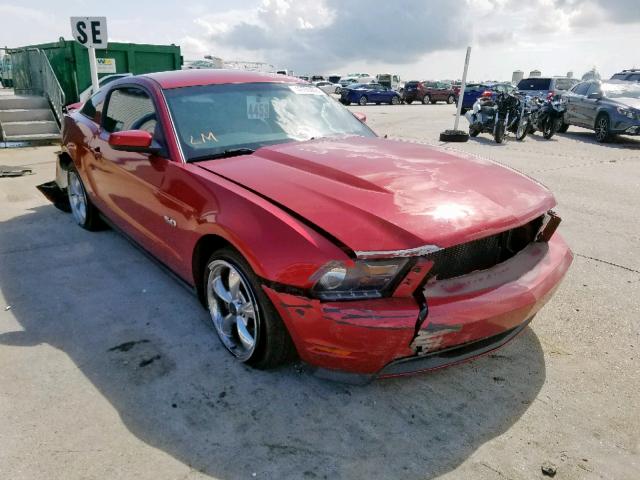 1ZVBP8CF3C5274400 - 2012 FORD MUSTANG GT RED photo 1