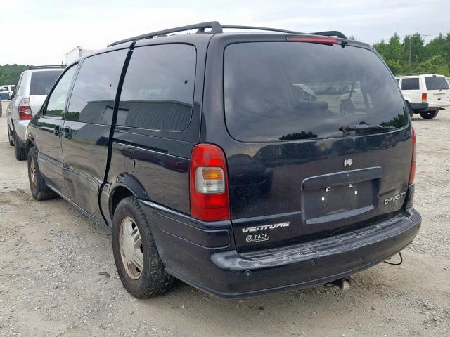 1GNDX13E92D306000 - 2002 CHEVROLET VENTURE LU BLACK photo 3