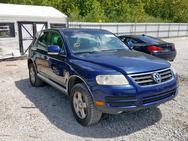 WVGZG77L16D005507 - 2006 VOLKSWAGEN TOUAREG 3. BLUE photo 1