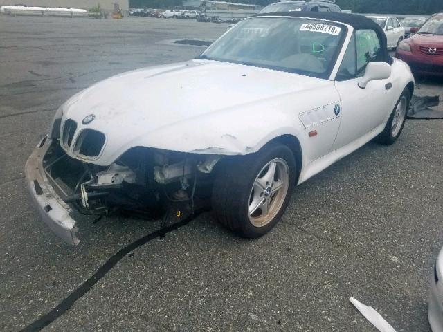 4USCH732XVLB84359 - 1997 BMW Z3 1.9 WHITE photo 2