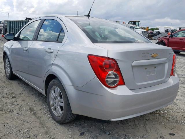 1G1JA5SH8C4212023 - 2012 CHEVROLET SONIC LS 银色 照片 3
