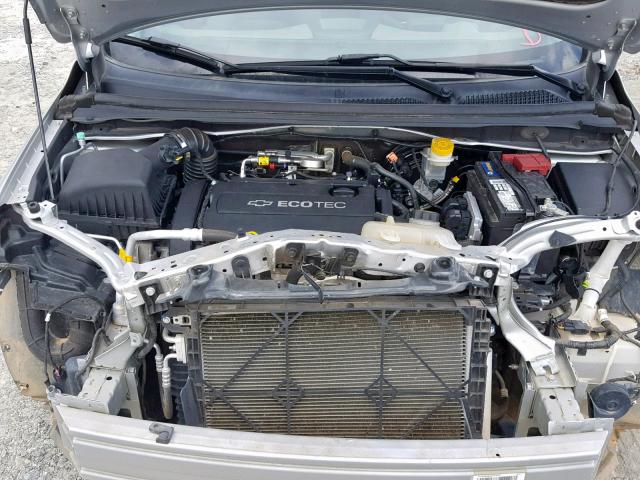 1G1JA5SH8C4212023 - 2012 CHEVROLET SONIC LS 银色 照片 7