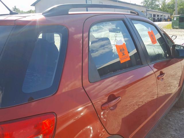 JS2YB5A35C6306329 - 2012 SUZUKI SX4 ORANGE photo 9