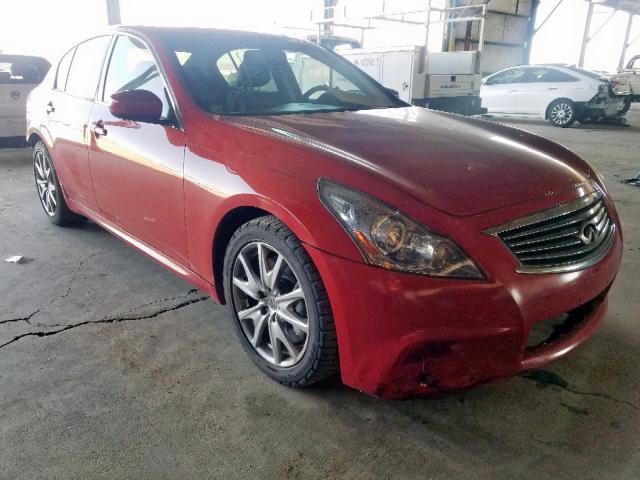 JN1CV6AP0AM406256 - 2010 INFINITI G37 BASE RED photo 1