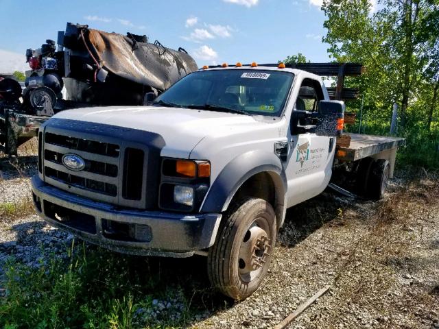 1FDAF56Y88EB49117 - 2008 FORD F550 SUPER WHITE photo 2