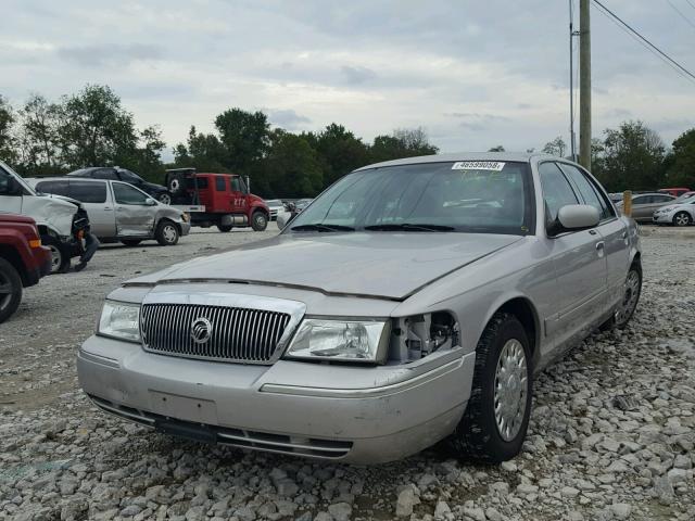 2MEFM74W04X632590 - 2004 MERCURY GRAND MARQ GRAY photo 2