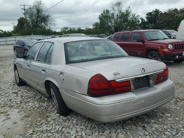 2MEFM74W04X632590 - 2004 MERCURY GRAND MARQ GRAY photo 3